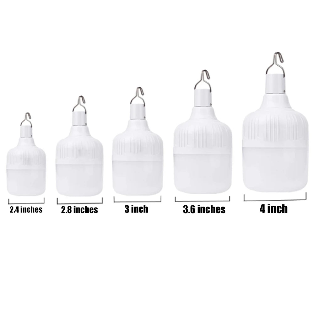 "Dimmbar LED Pendellampa – USB-laddad för Trädgård, Fest & Camping